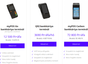 Bankkártya terminál