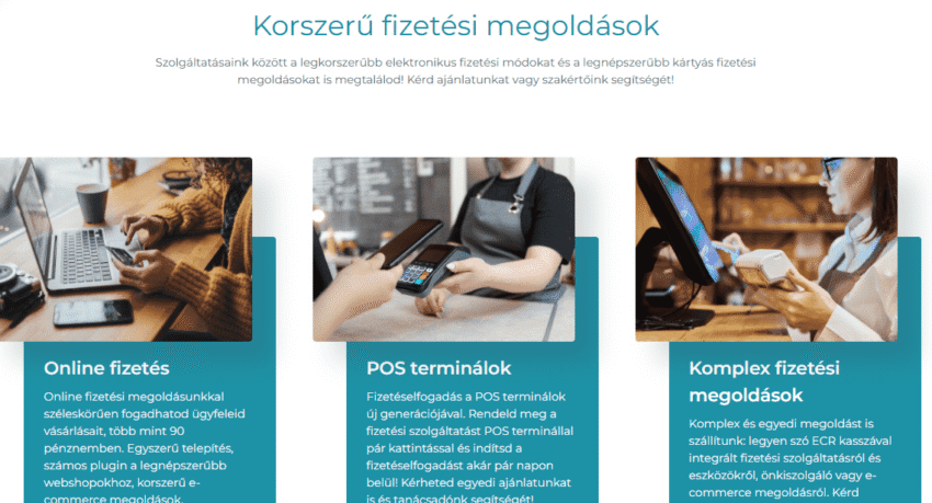 Fizetési megoldások